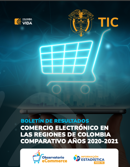 Comercio electrónico en la regiones de Colombia - Comparativo 2020-2021
